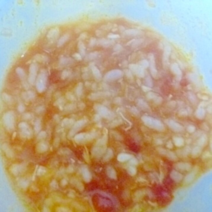 離乳食中期　トマトスープ粥
